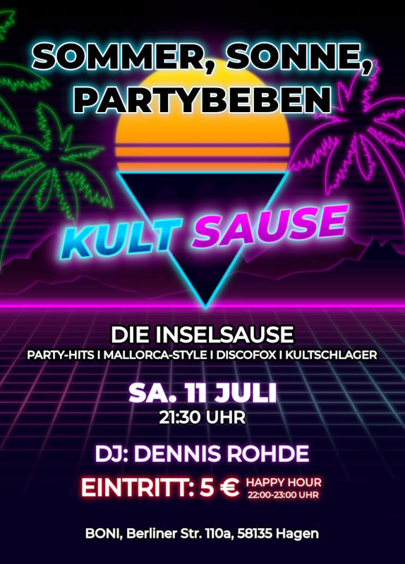 Inselsause Flyer